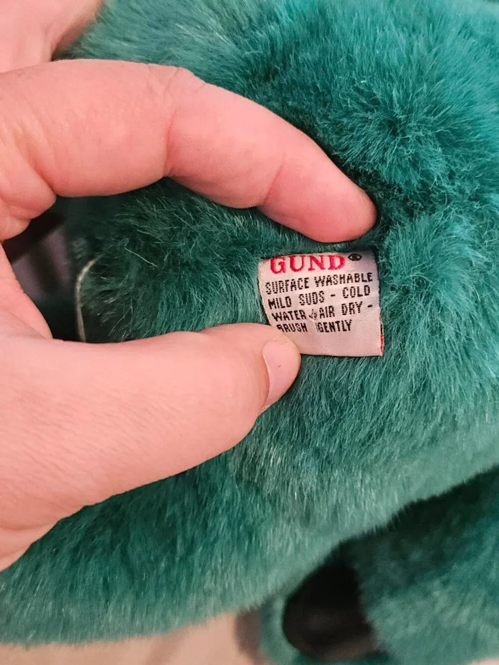 Green Victoria Secret Gund Plush Bear